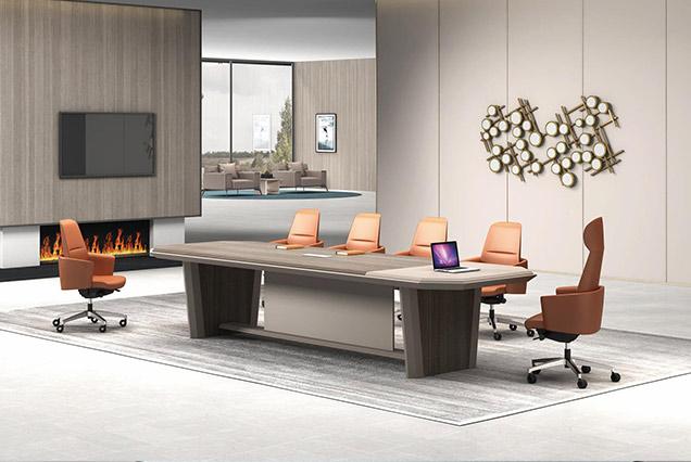簡約現代會議桌-11